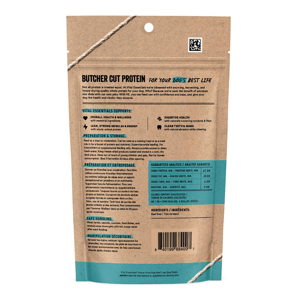 Freeze-Dried Beef Liver Dog Treats 15 oz