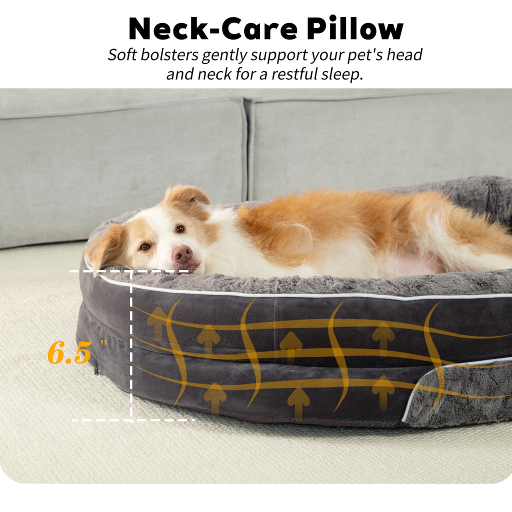Orthopedic Memory Foam Dog Sofa Bed
