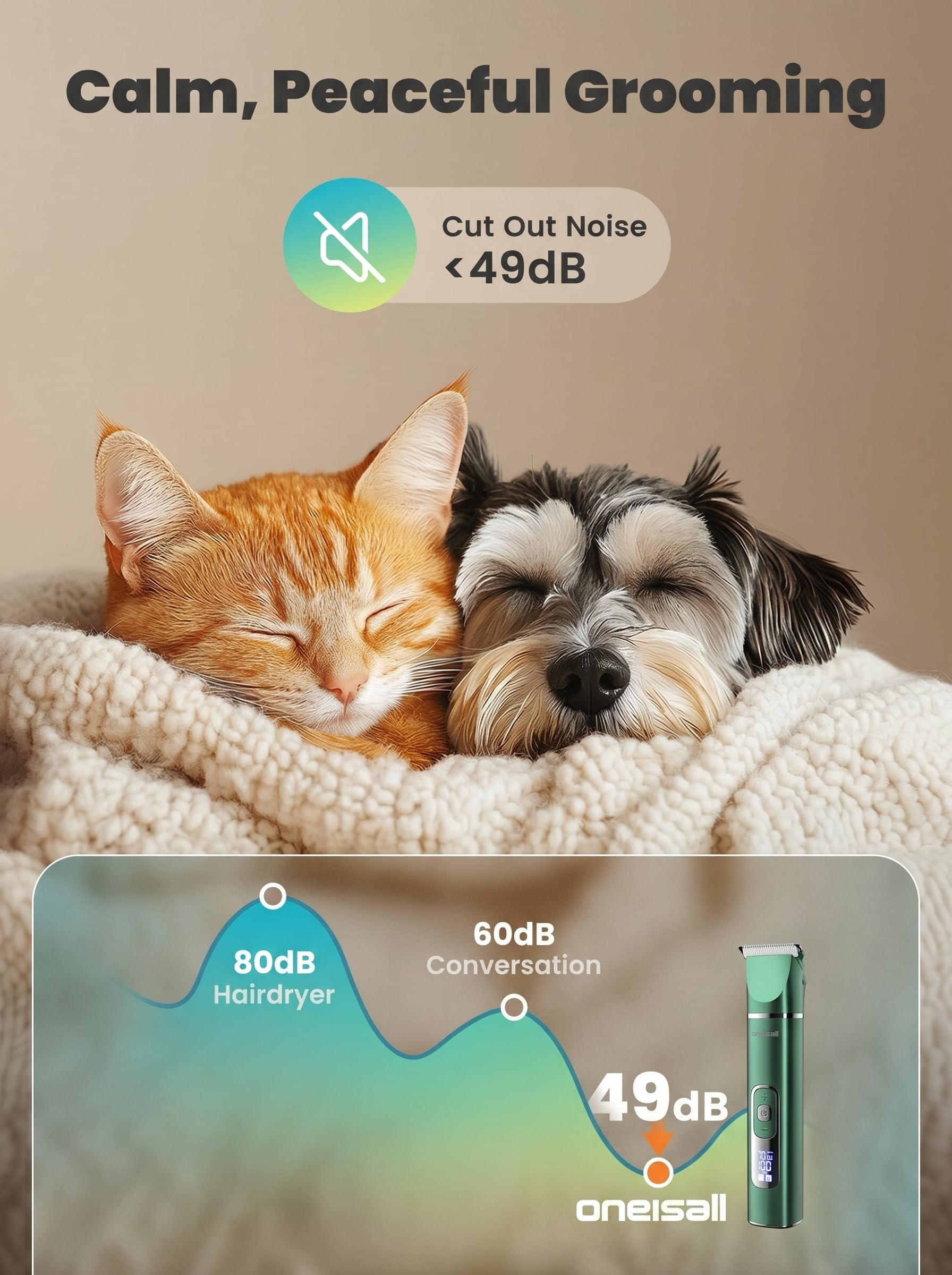 Cordless Pet Hair Clippers