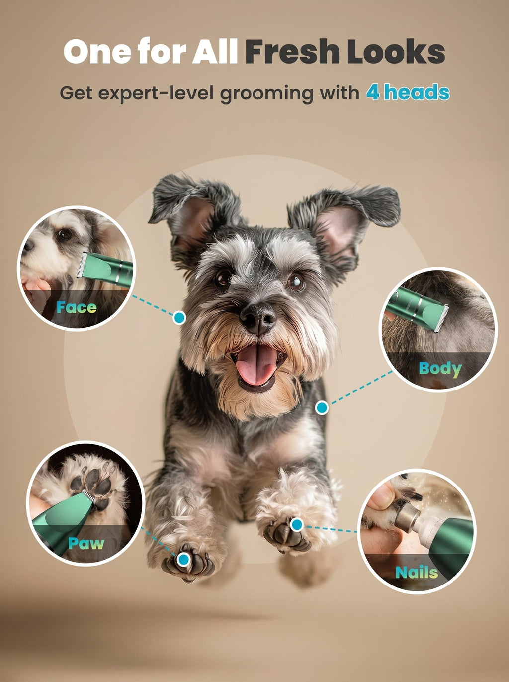 Cordless Pet Hair Clippers