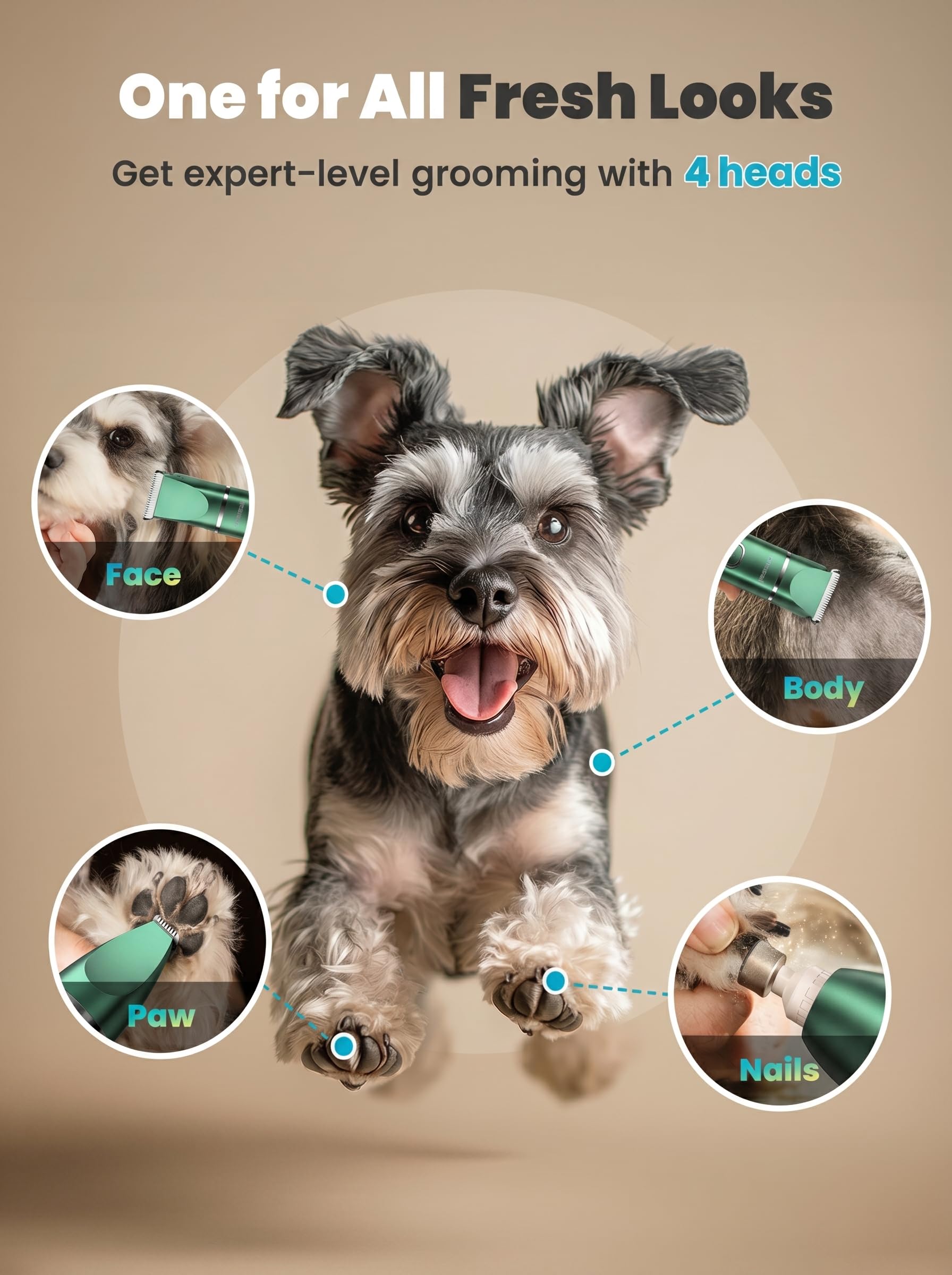 Cordless Pet Hair Clippers