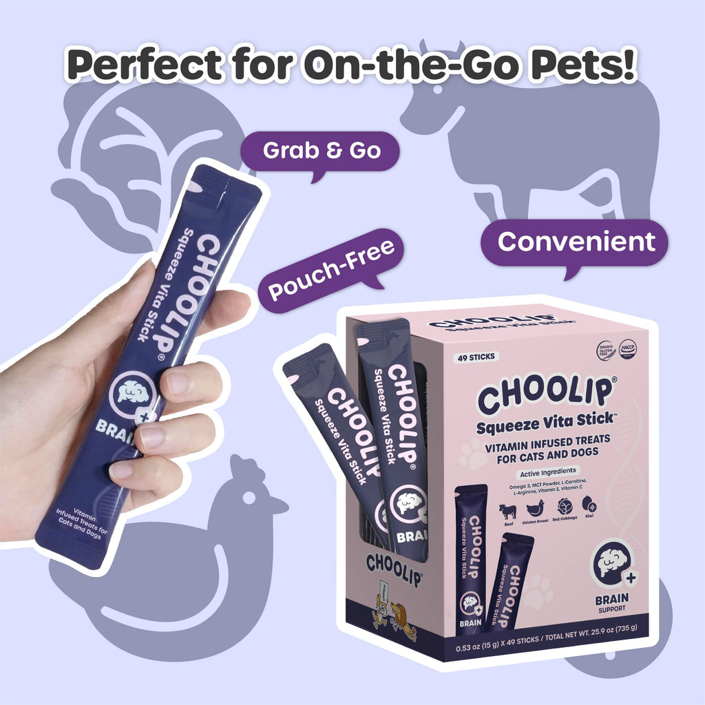 Squeeze Vita Stick Functional Treats (49 Sticks)