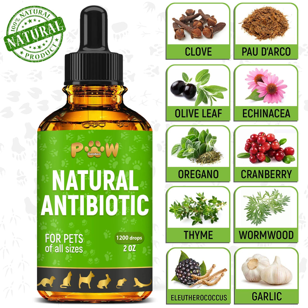 Natural Pet Antibiotic Liquid Supplement