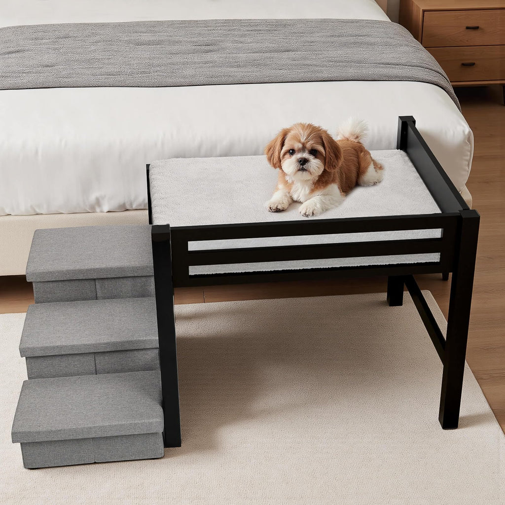 Bedside Dog Bed with Mattress -Parent