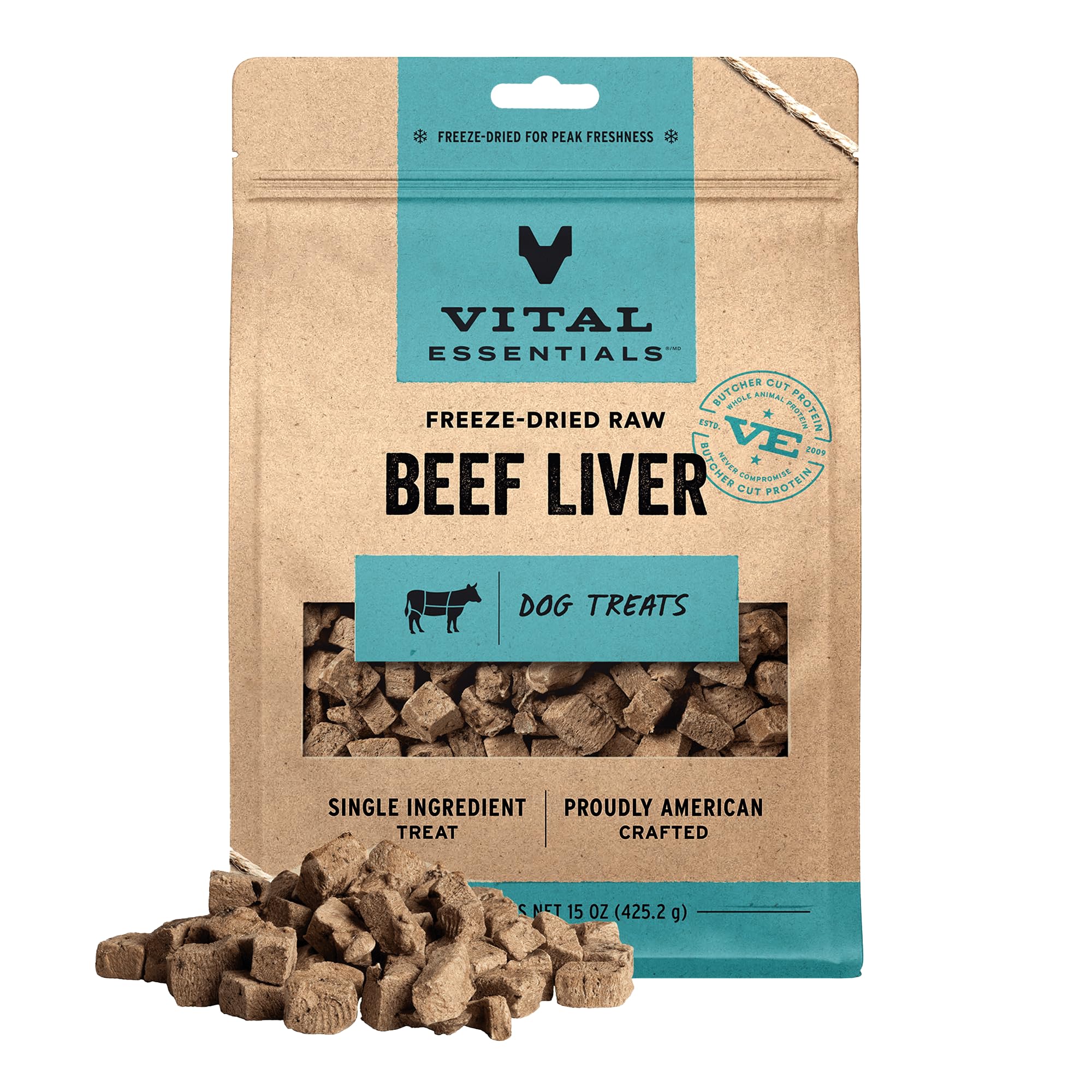 Freeze-Dried Beef Liver Dog Treats 15 oz