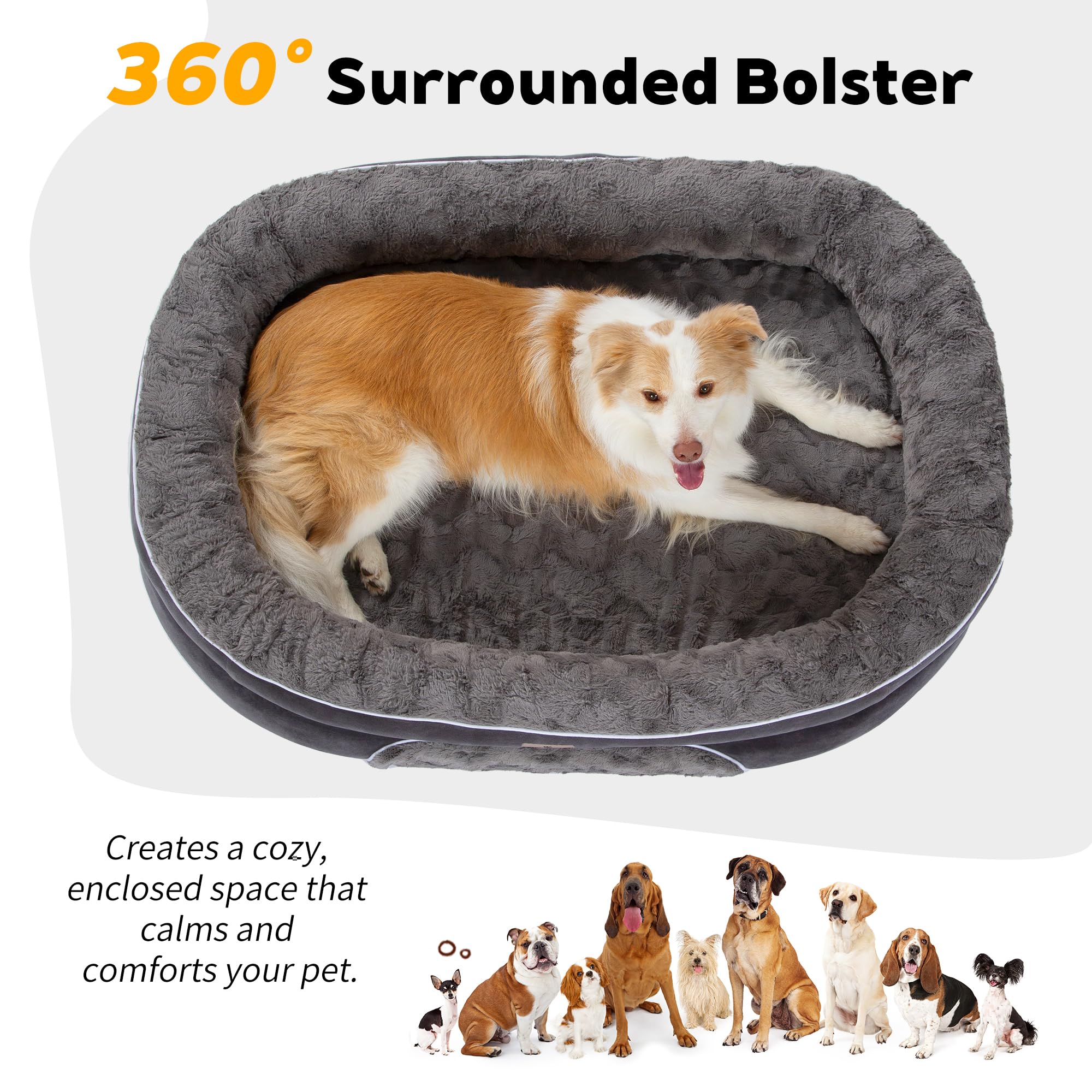 Orthopedic Memory Foam Dog Sofa Bed