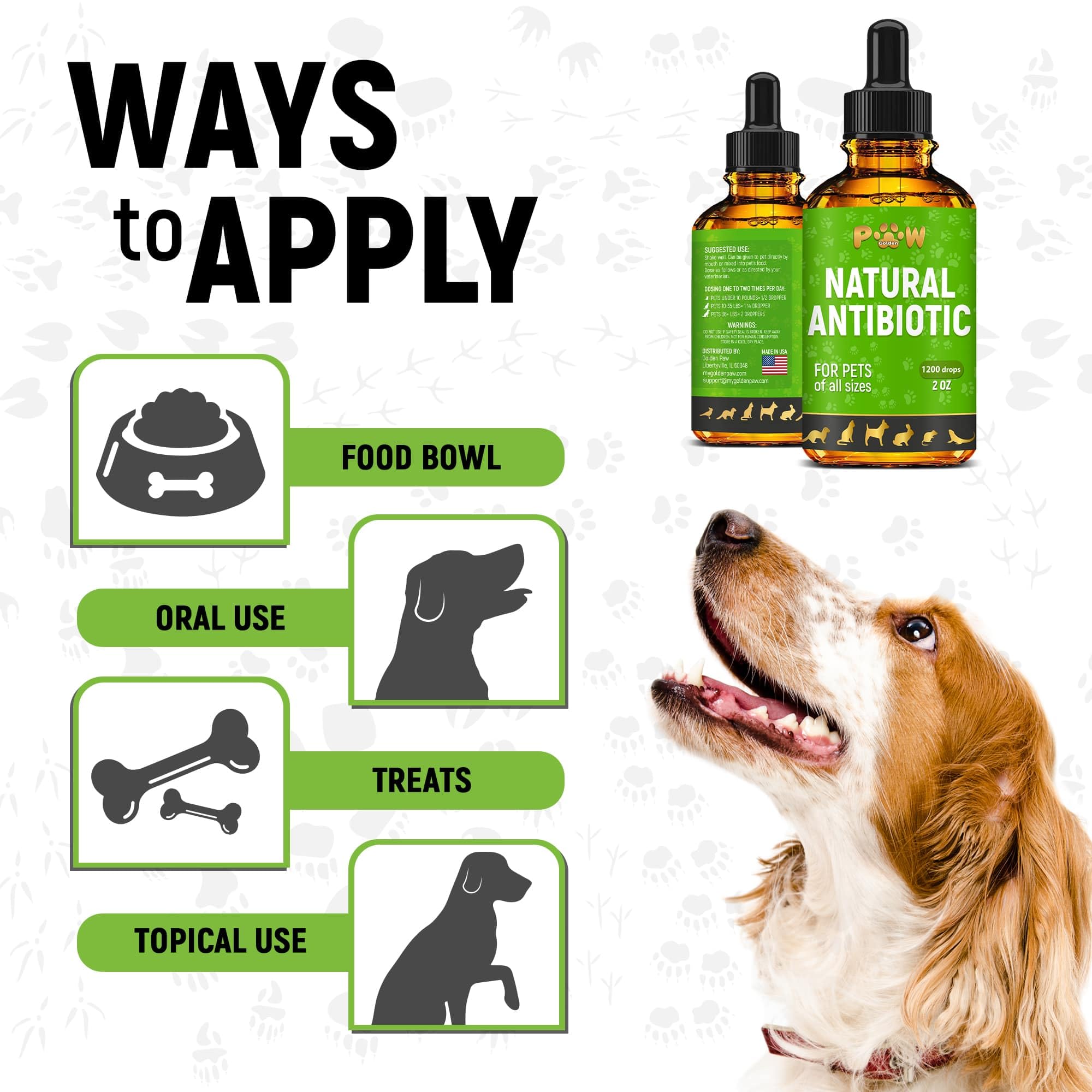 Natural Pet Antibiotic Liquid Supplement