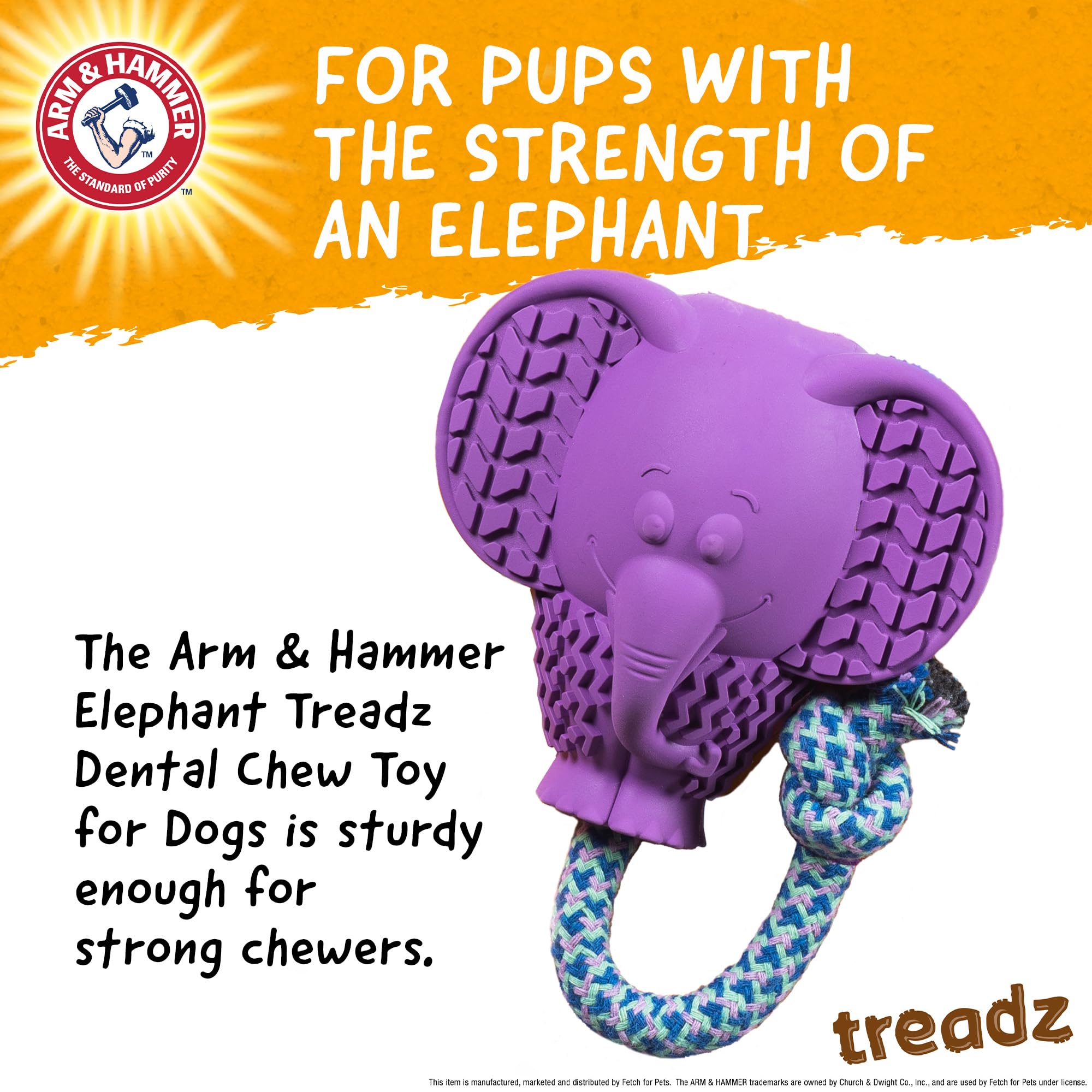Super Treadz Dental Chew Toy for Dogs