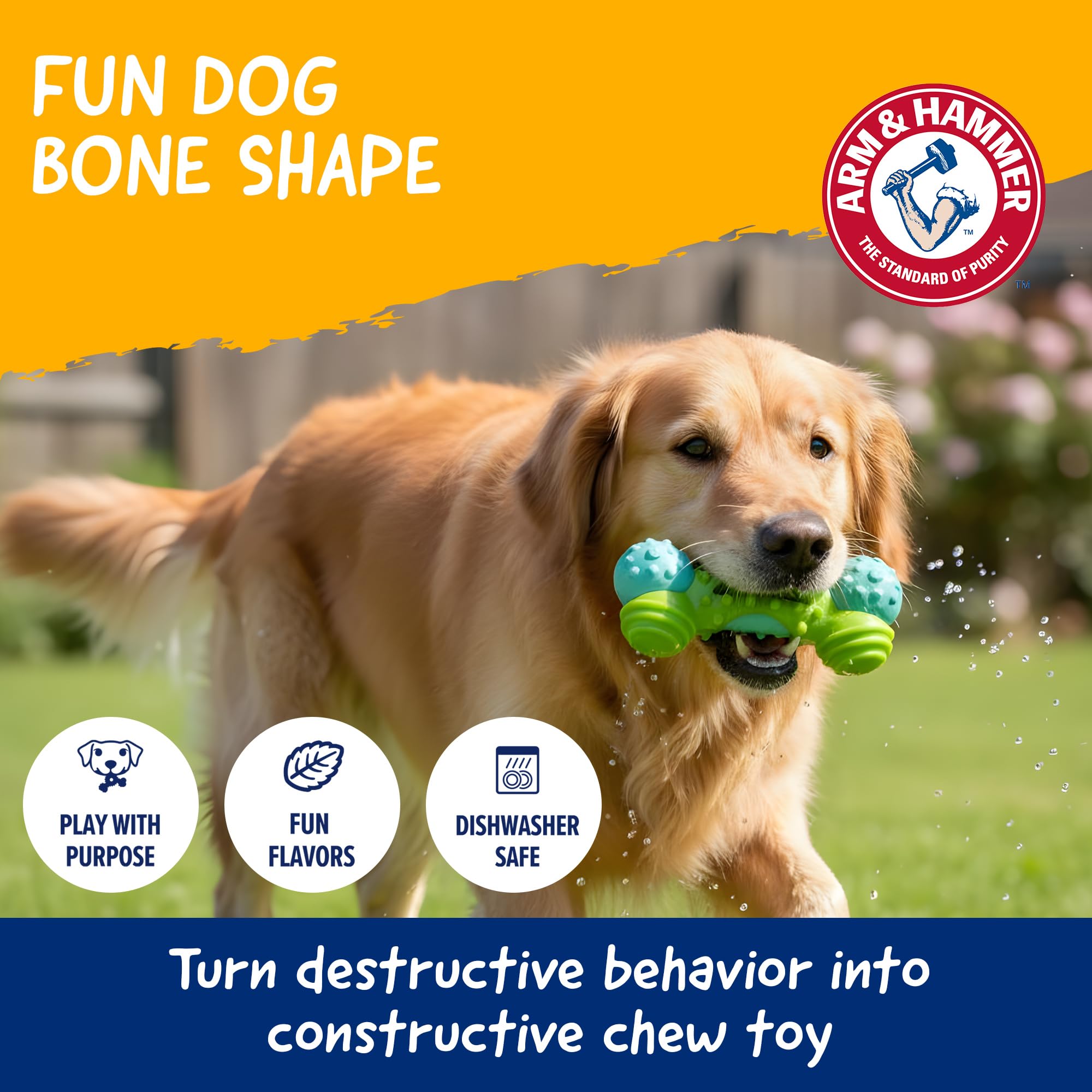 Duality Bone Dog Dental Chew Toy