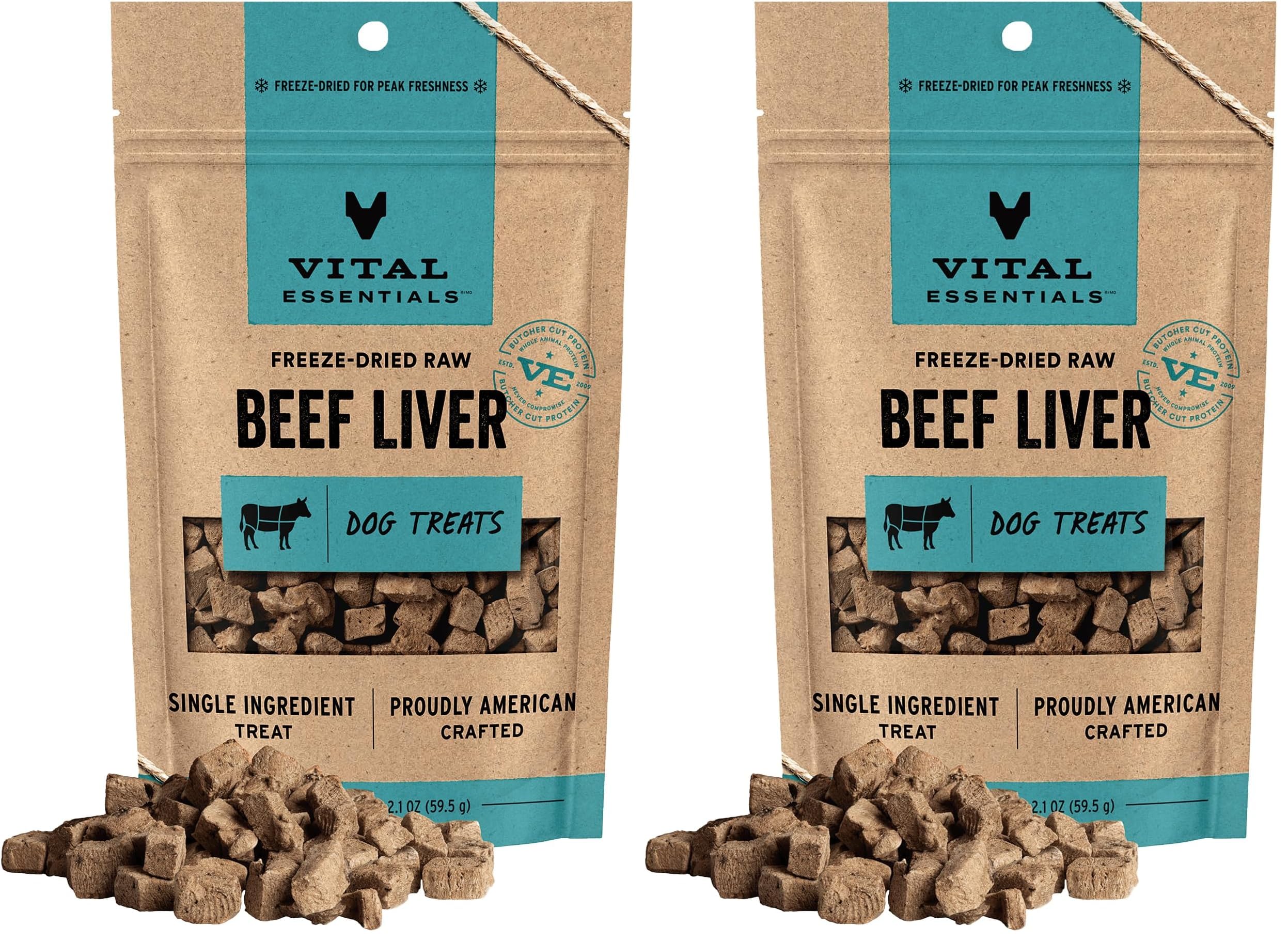 Freeze-Dried Beef Liver Dog Treats 15 oz