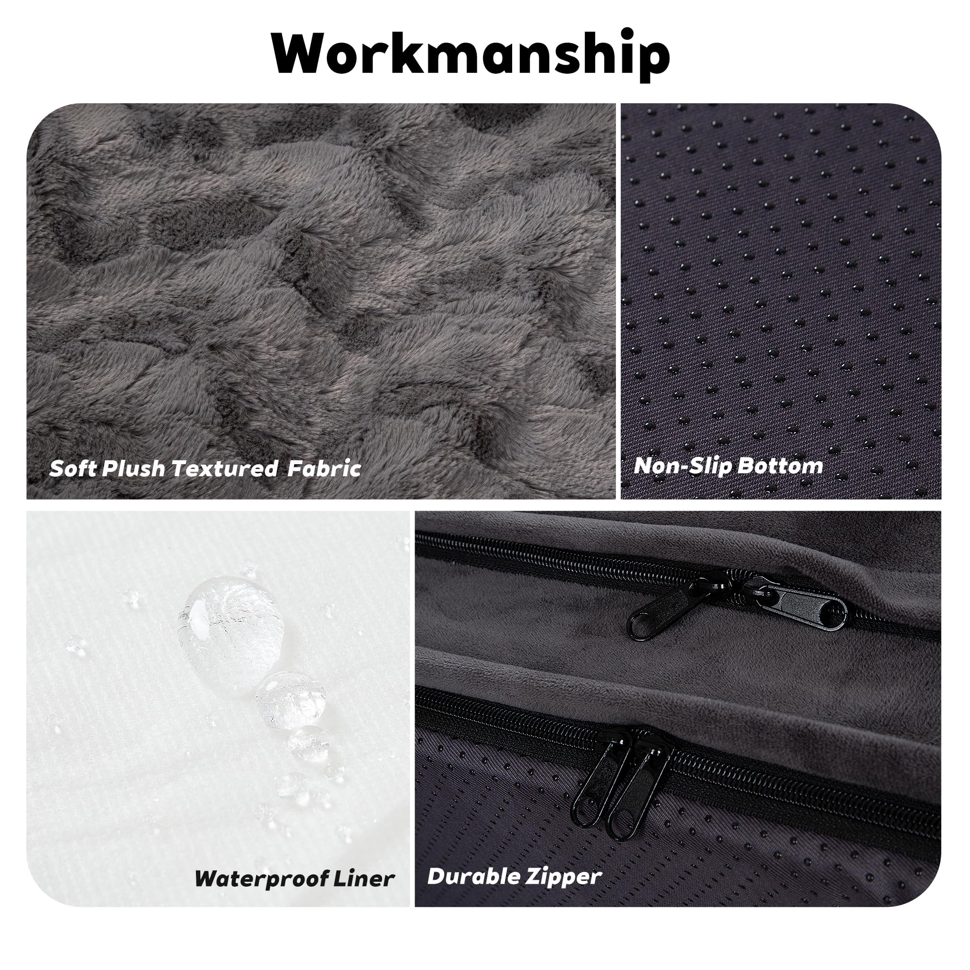 Orthopedic Memory Foam Dog Sofa Bed