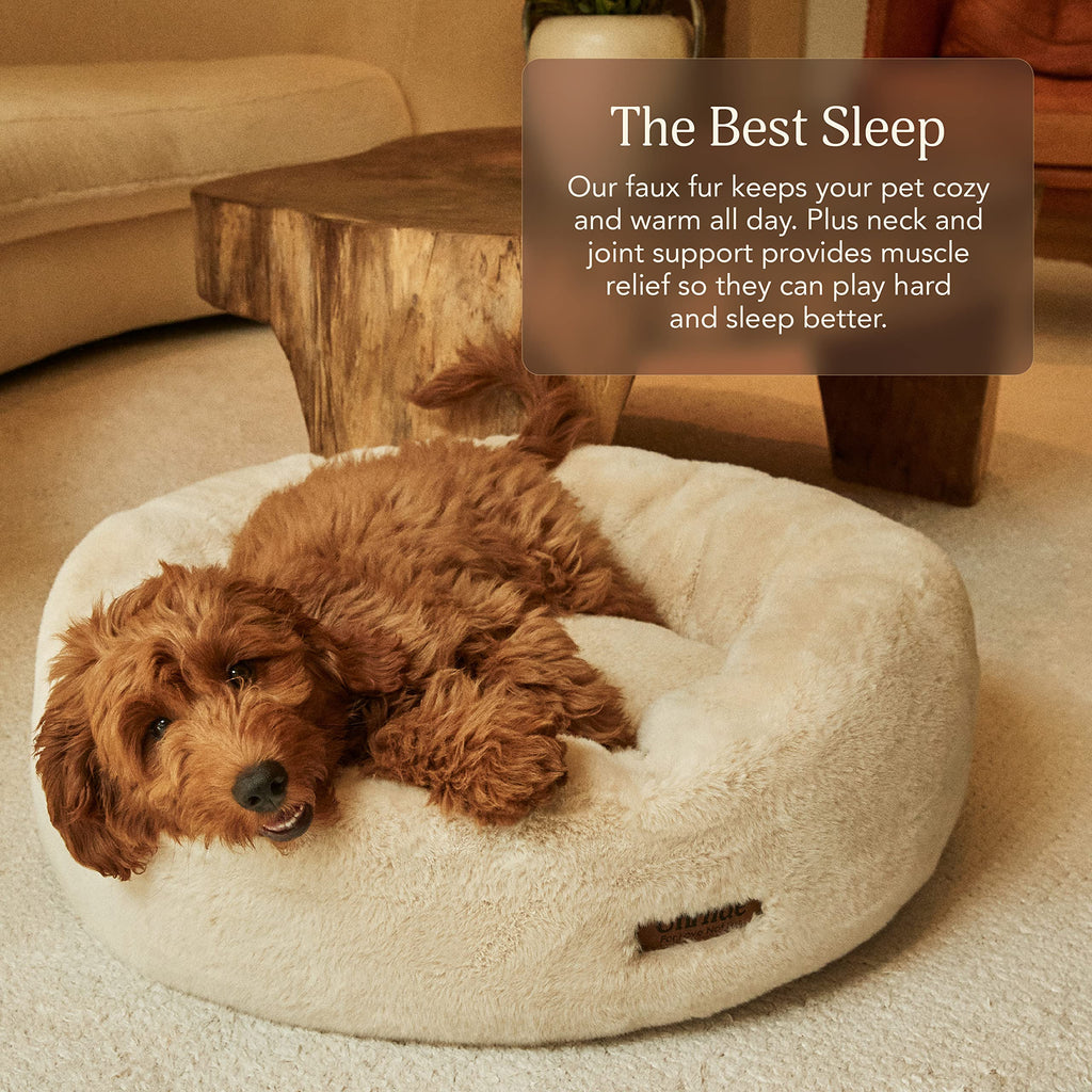 Soft Faux Fur Pet Bed
