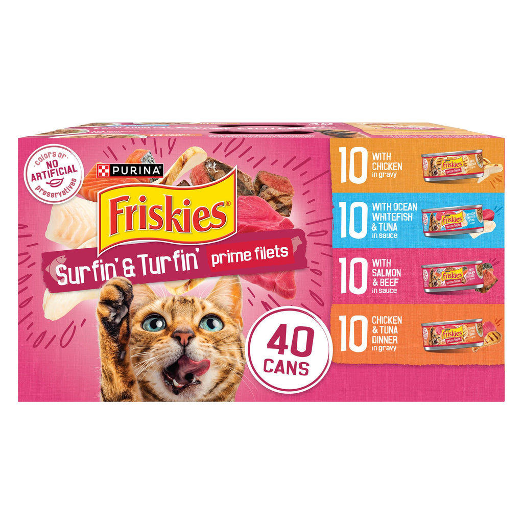 Surfin' & Turfin' Wet Cat Food Variety Pack