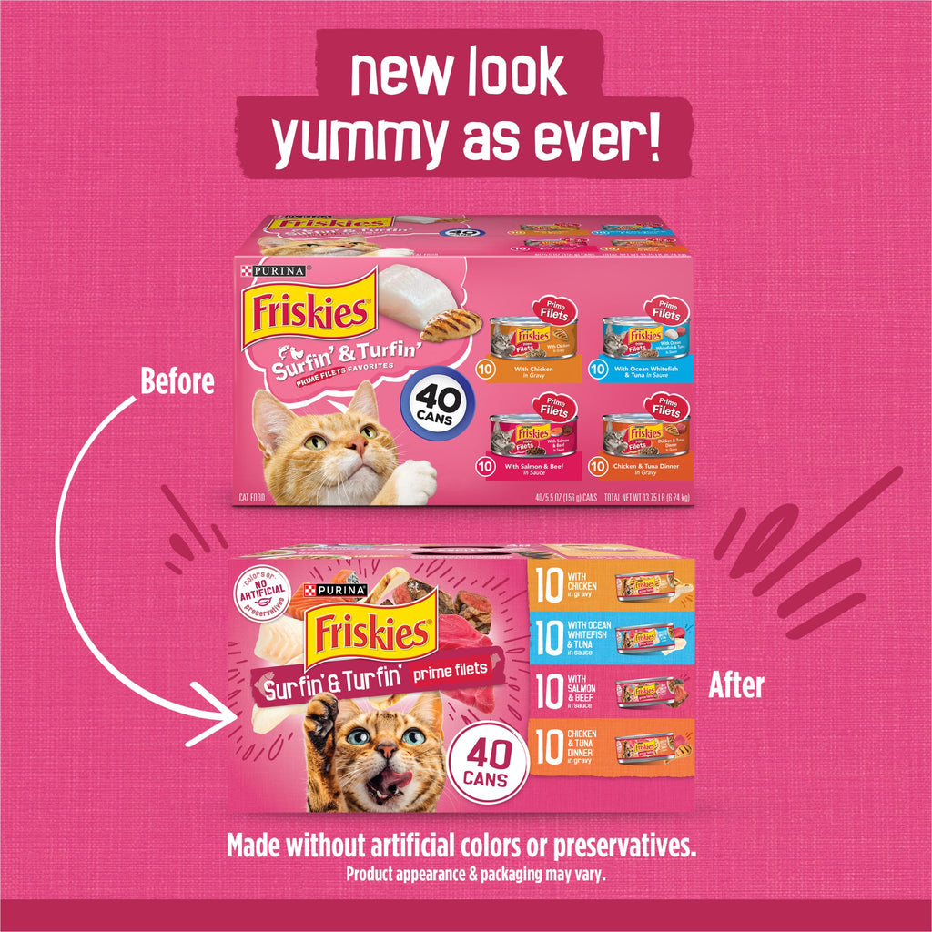 Surfin' & Turfin' Wet Cat Food Variety Pack